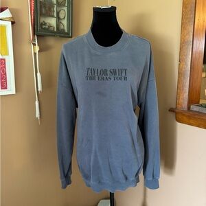 Taylor Swift The Eras Tour Blue Sweatshirt